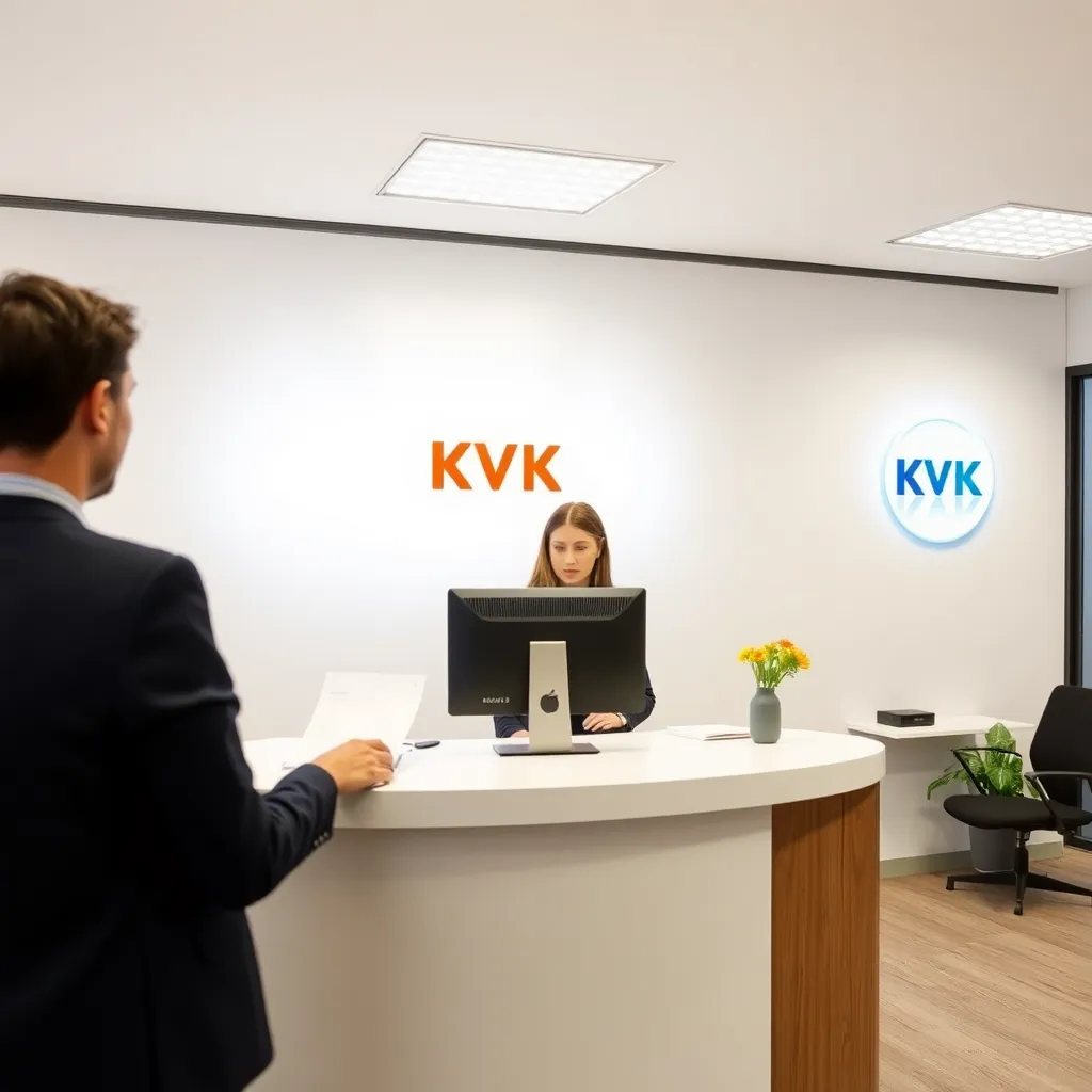 Professionele freelancer werkt aan bureau met laptop en documenten